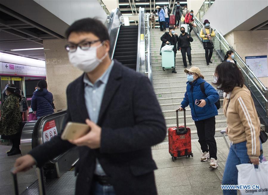 China's Wuhan reopens subway, railway station