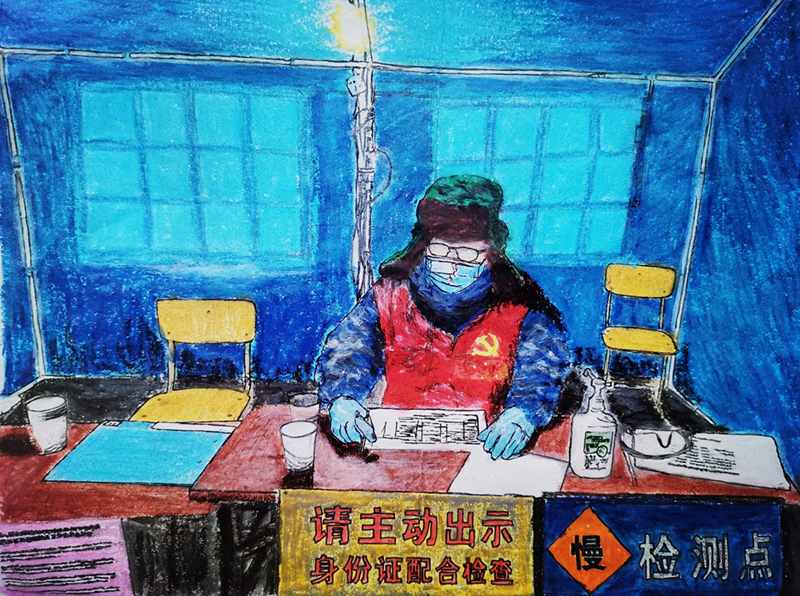 Chinese artists “fight” the virus with artworks