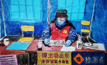 Chinese artists “fight” the virus with artworks
