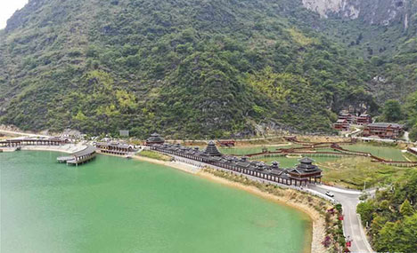 Scenery of Haokun Lake in Guangxi