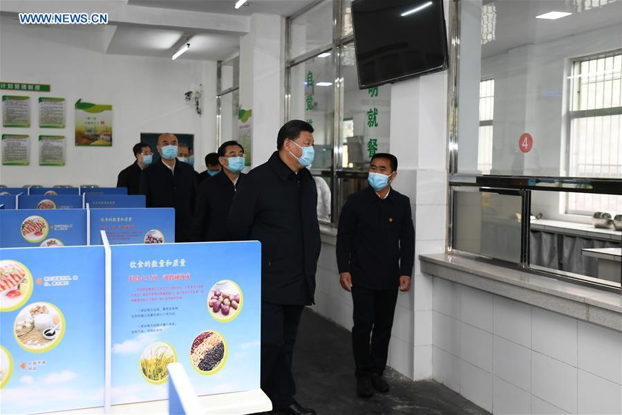 Xi inspects poverty alleviation in northwest China's Shaanxi Province