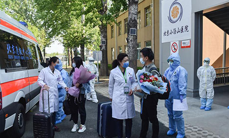 Beijing's SARS treatment hospital clears all COVID-19 cases