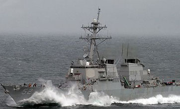 Beijing slams Washington over trespass by warship