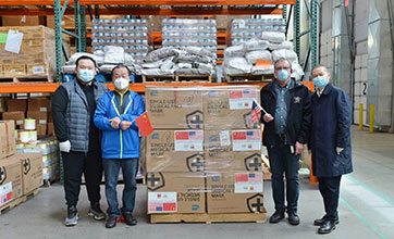 China's Fujian province donates 50,000 face masks to sister state Oregon