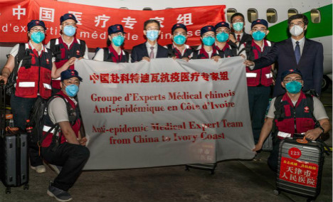 Chinese medical team arrives in Cote d'Ivoire