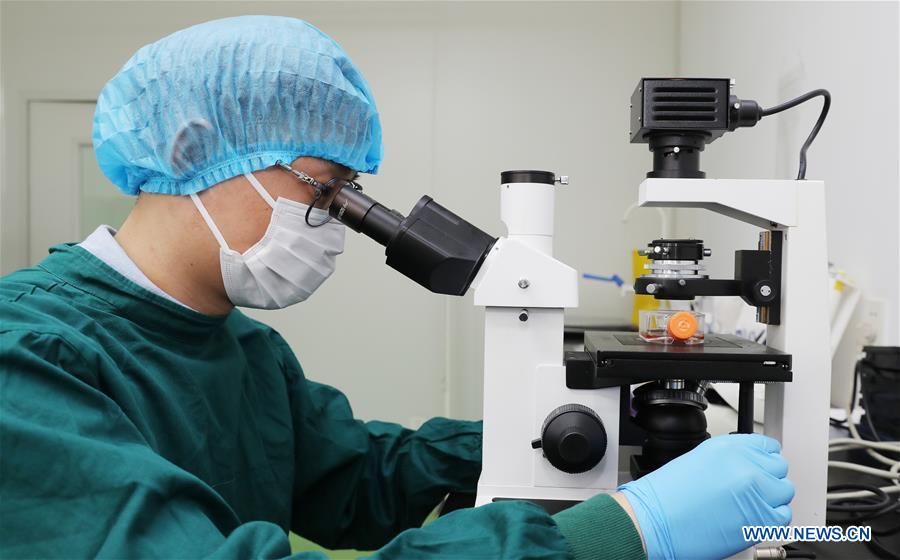 Pic story of young couple conducting novel coronavirus detections