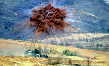 Armored vehicles in tactical operations