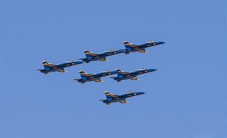 Blue Angels salute Texas, Louisiana coronavirus frontline workers
