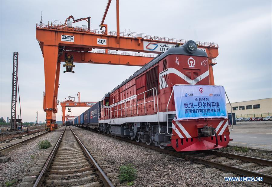 China-Europe freight train sends anti-epidemic supplies to Serbia