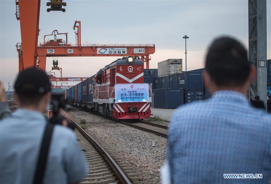 China-Europe freight train sends anti-epidemic supplies to Serbia
