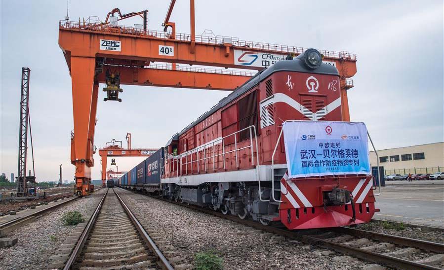 China-Europe freight train sends anti-epidemic supplies to Serbia