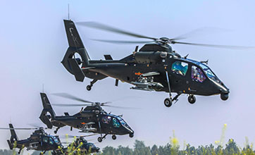 Helicopters lift off after thorough inspections