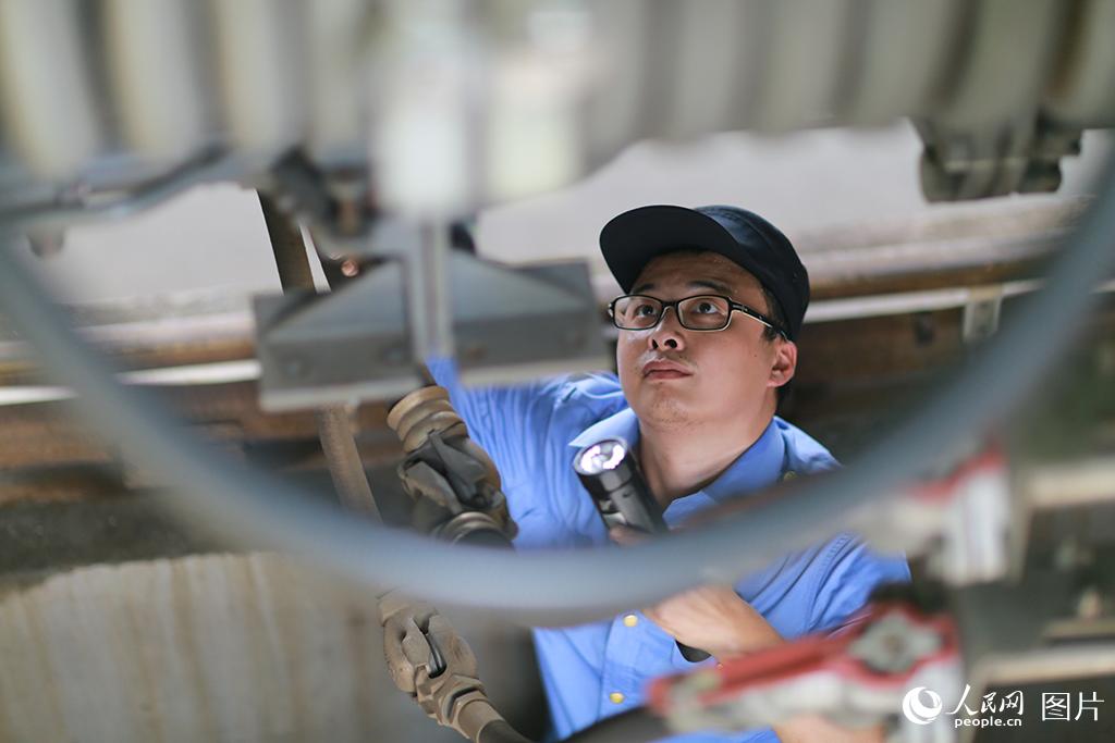 Train maintainers ensure safe operation of passenger trains