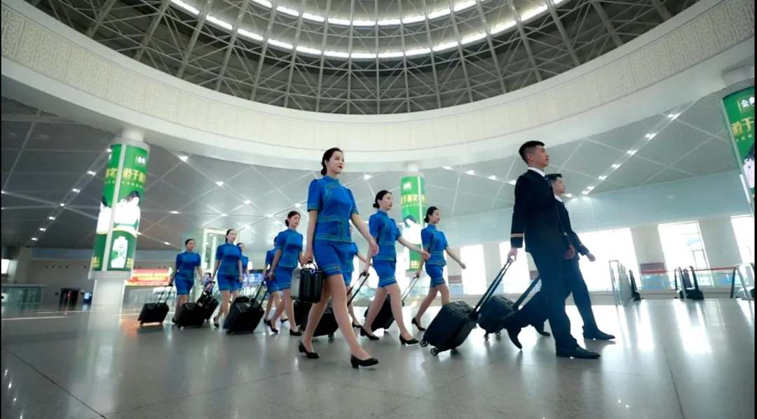 Hohhot high-speed trains update female attendant’s uniforms with Mongolian elements 