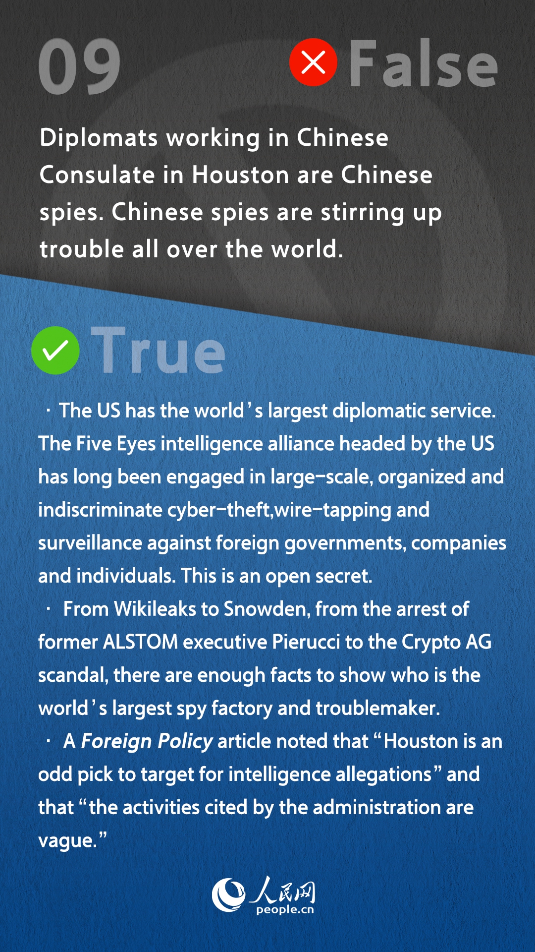 Infographics：Reality check of US unilateral demand for China to close consulate-general in Houston