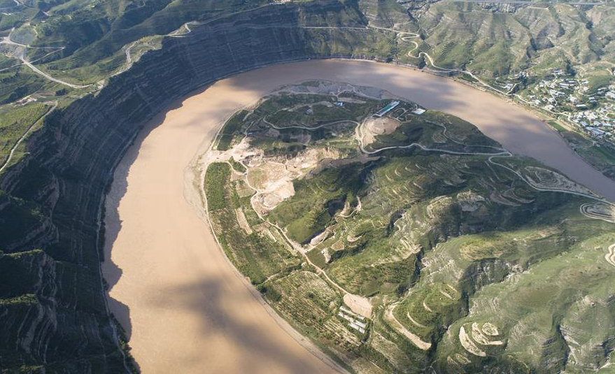 Scenery of Yellow River in Shaanxi