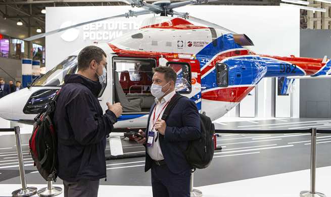Int'l helicopter industry exhibition held in Moscow