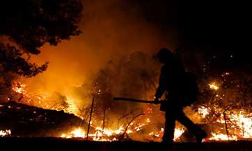 U.S. California sees 7,860 wildfires, 3.4 mln acres burned this year