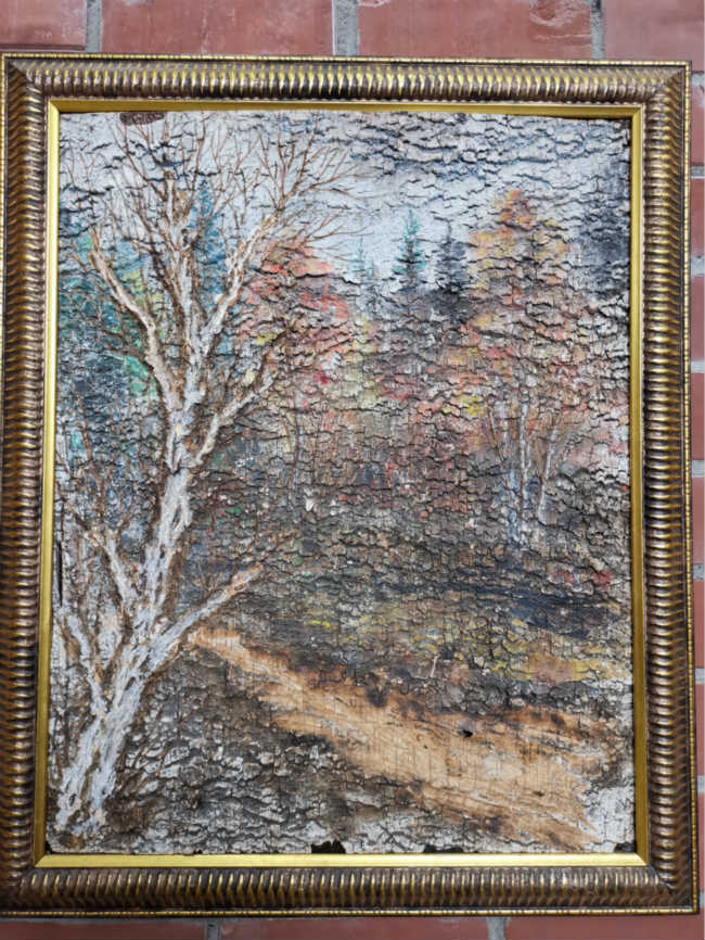 Birch bark painting, traditional culture in north China