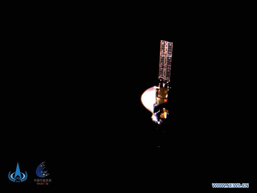 China's Tianwen-1 takes selfies en route to Mars