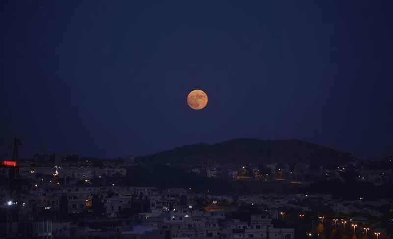 In pics: full moon seen across world
