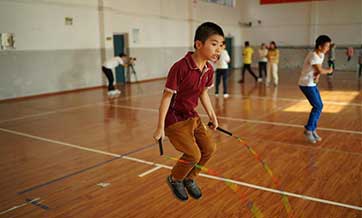 Rope skipping team consisting of children with visual impairment wins multiple awards in national competitions