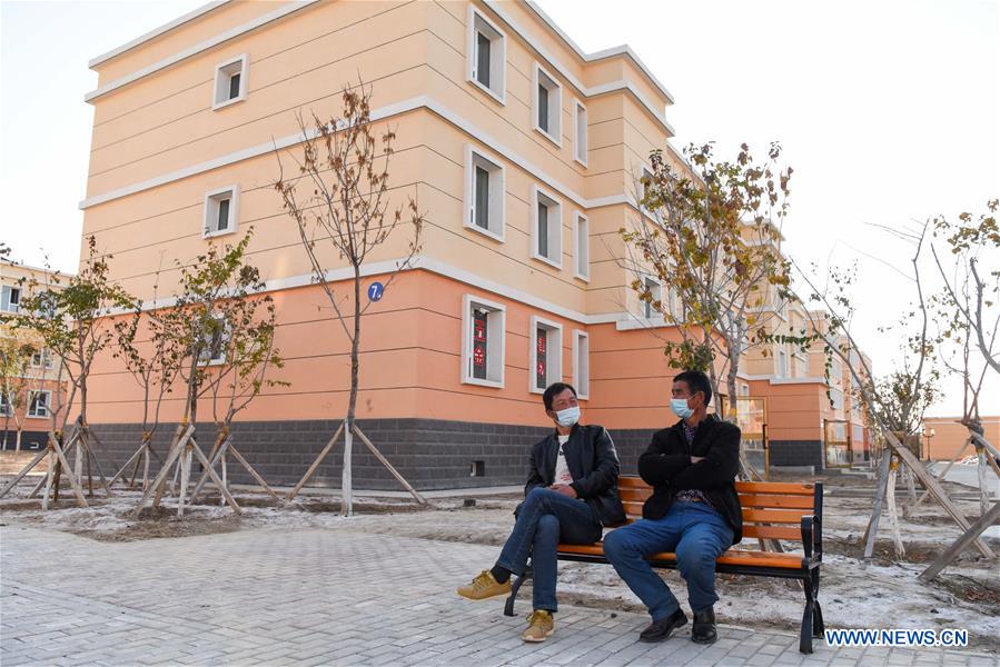 Construction work of 20 residential buildings completed in Axili, Xinjiang