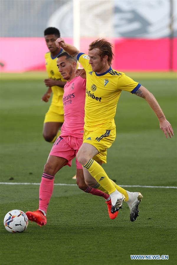 Spanish football league: Real Madrid vs. Cadiz CF