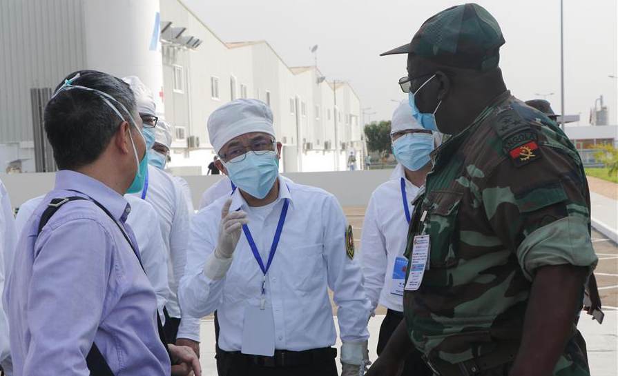 Chinese medical team holds online training for Angolan medics