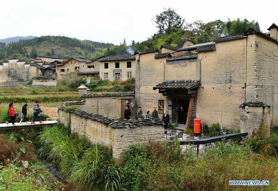 In pics: paddy fields-surrounded bookstore in Fujian
