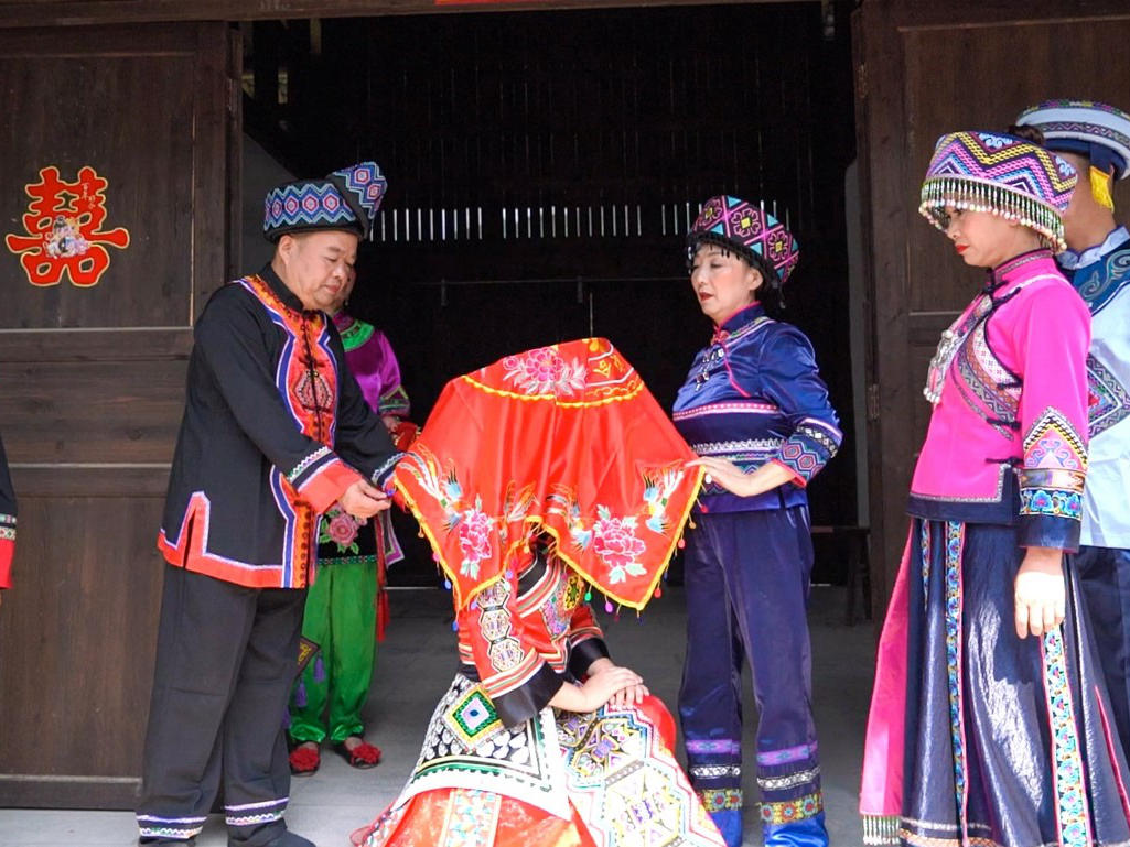 Tujia people celebrate “Eastern Valentine's Day” in central China's Hubei