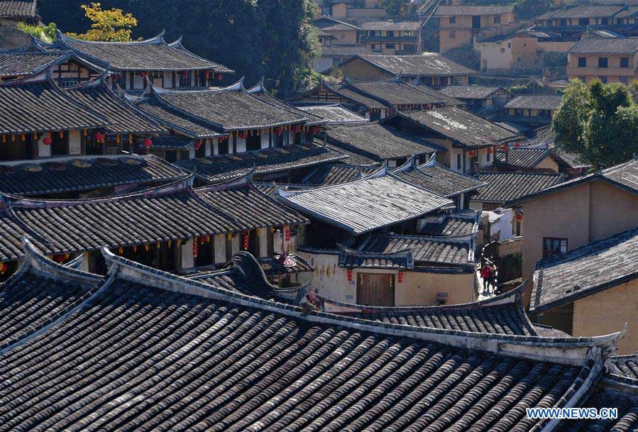 Scenery of Guifeng Village in Sanming City, Fujian