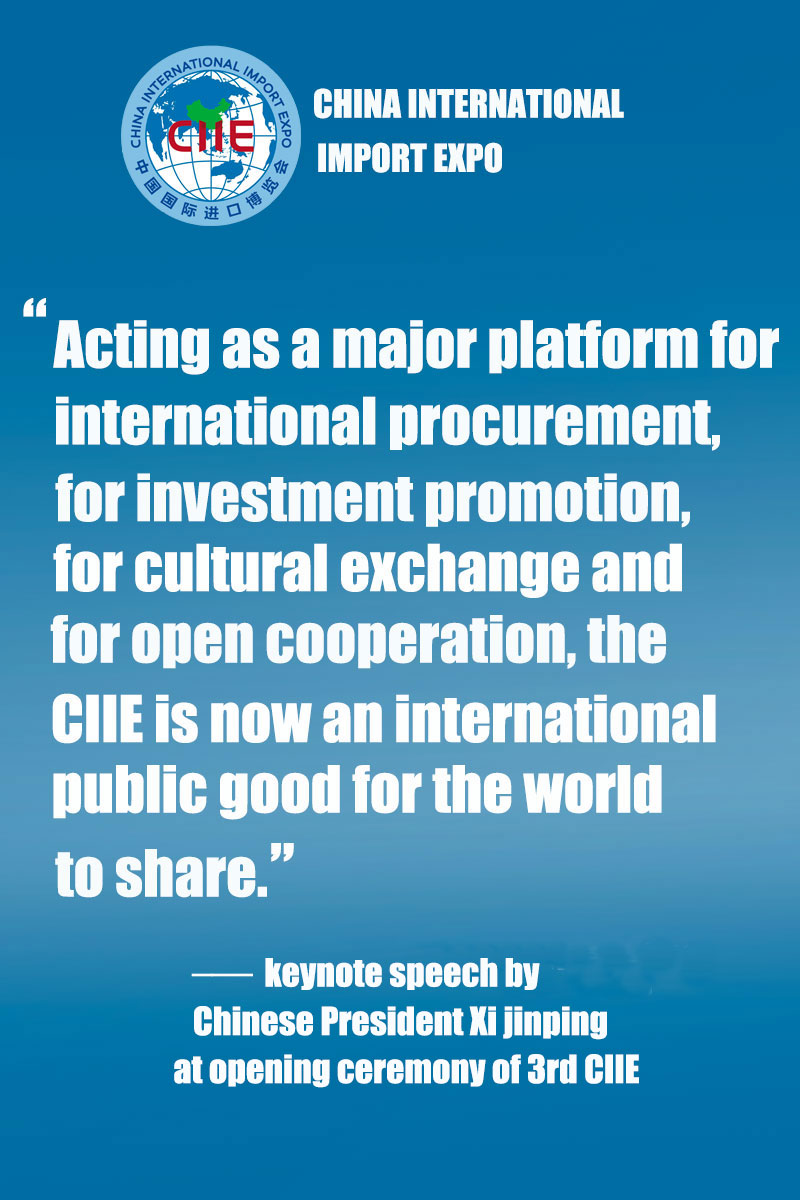 Infographics: keynote speech by Chinese President Xi Jinping at opening ceremony of 3rd CIIE