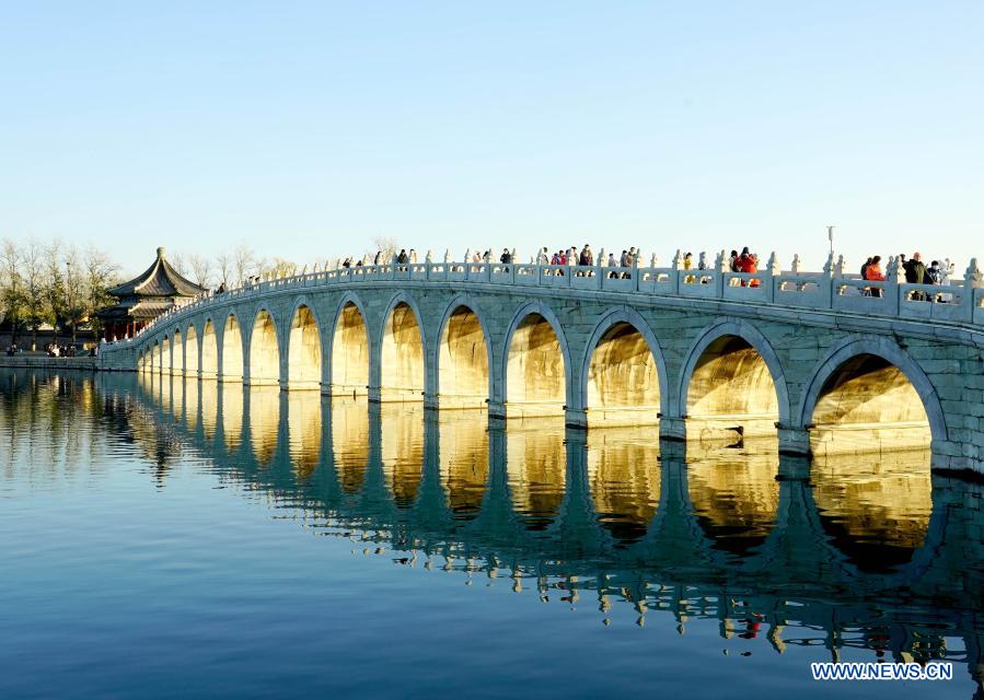 Winter scenery at Summer Palace in Beijing