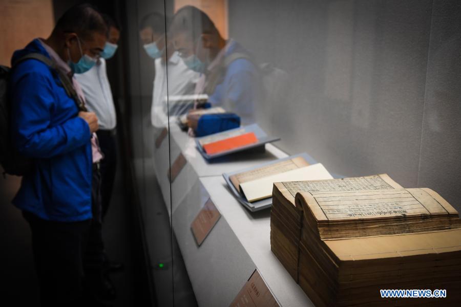 Rare ancient books exhibited at Shenzhen Museum