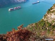 Winter scenery of Three Gorges in Hubei