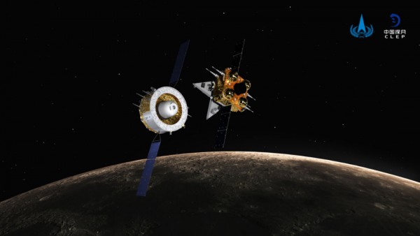 Ascender of Chang'e-5 leaves lunar orbit, lands on moon