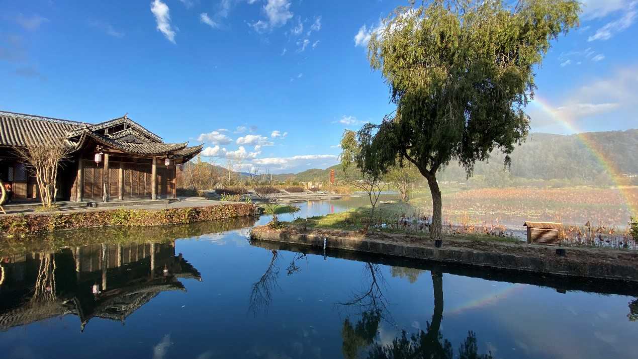 Picturesque scenery of Heshun Ancient Town , SW China