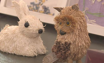 N China's 61-year-old peasant woman innovates traditional straw plaiting skills