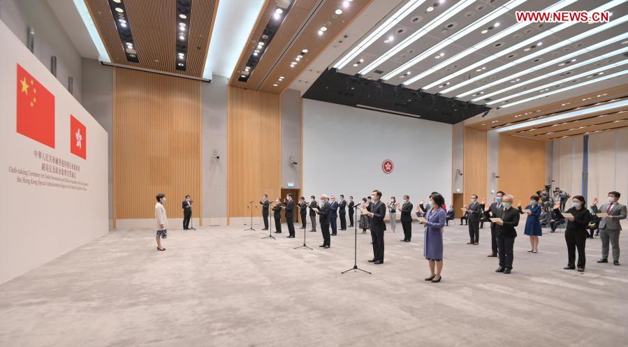 HKSAR government holds oath-taking ceremony for under secretaries and political assistants