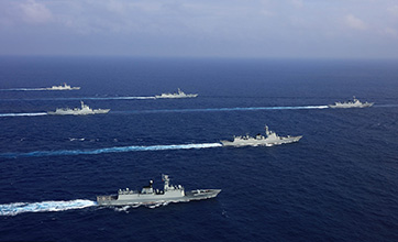 PLA chides US Navy for transits in Taiwan Straits