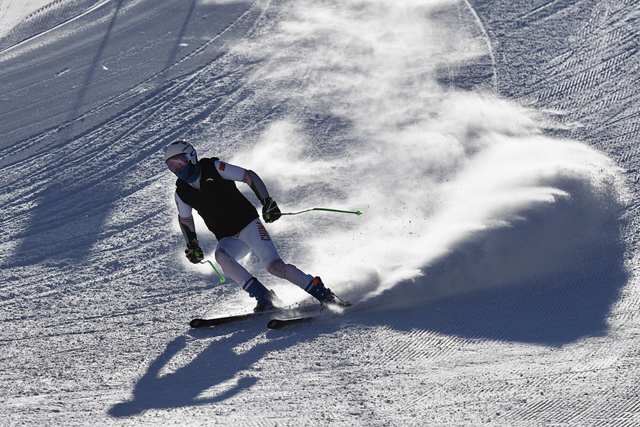 China's National Alpine Skiing Team Trains In Chongli, Hebei (4 ...