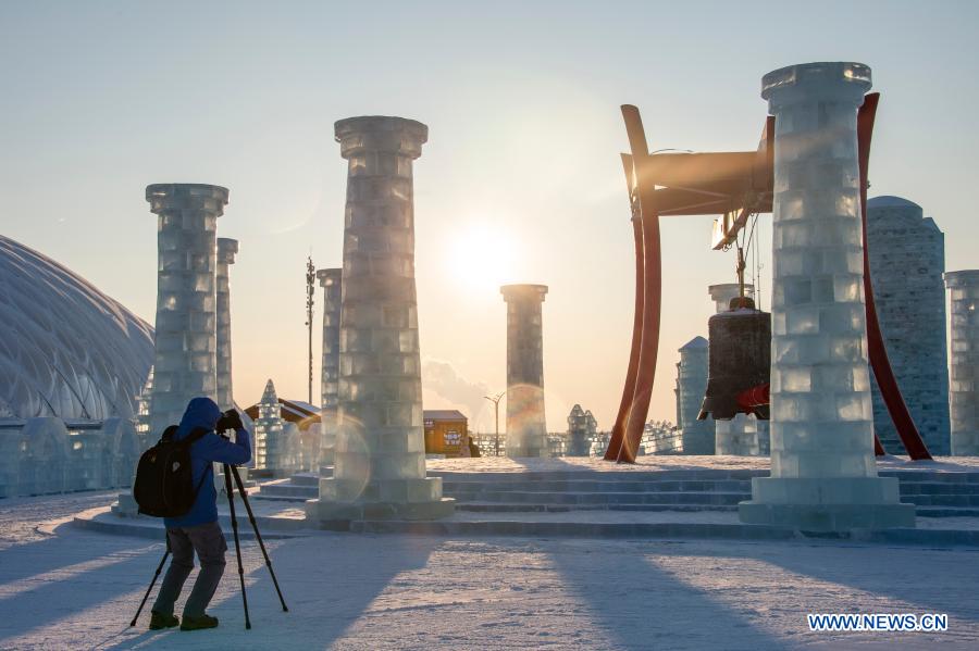 22nd Harbin Ice-Snow World opens to public in NE China