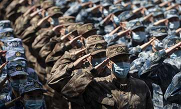 Chinese military releases regulations on officer management