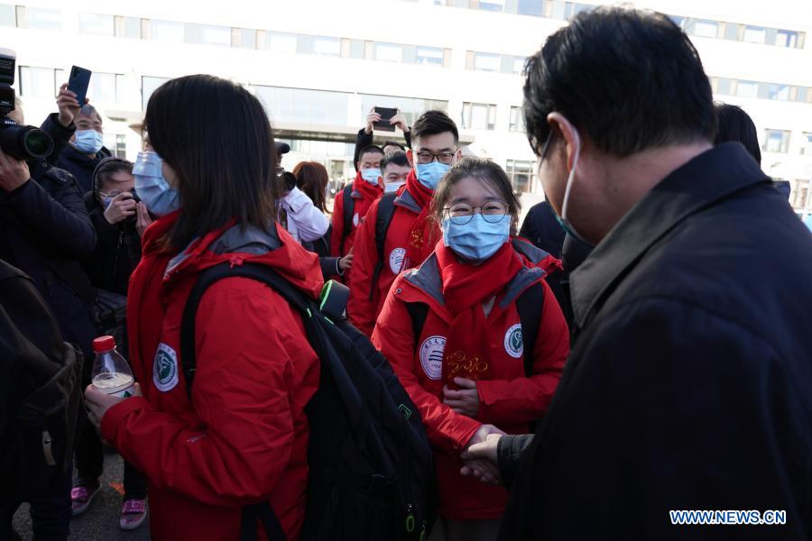 Medical team from Beijing assigned to Nangong City in Hebei to help with nucleic acid testing