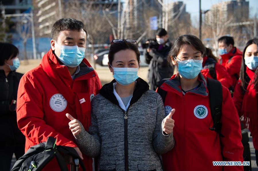 Medical team from Beijing assigned to Nangong City in Hebei to help with nucleic acid testing