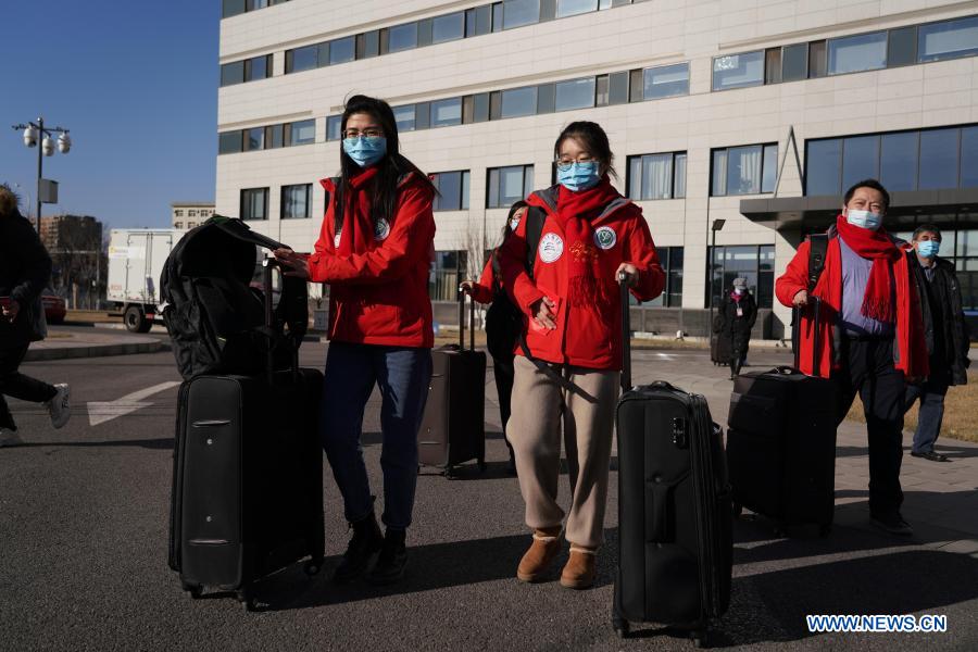 Medical team from Beijing assigned to Nangong City in Hebei to help with nucleic acid testing