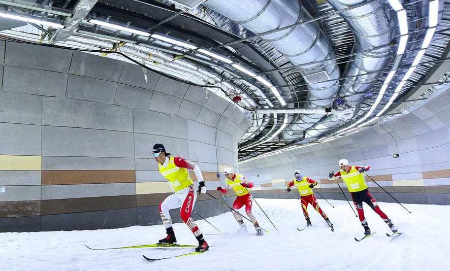 Support squad training for Beijing Winter Olympics