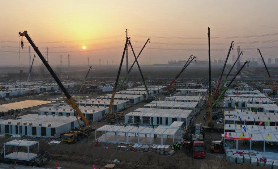 Shijiazhuang builds new isolation center to cope with COVID-19 resurgence