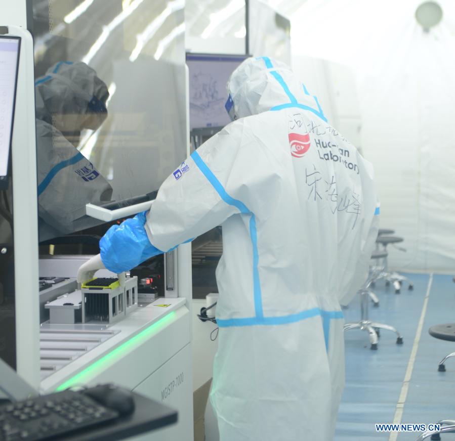 Nucleic acid test lab Fire Eye improves Shijiazhuang's testing capability